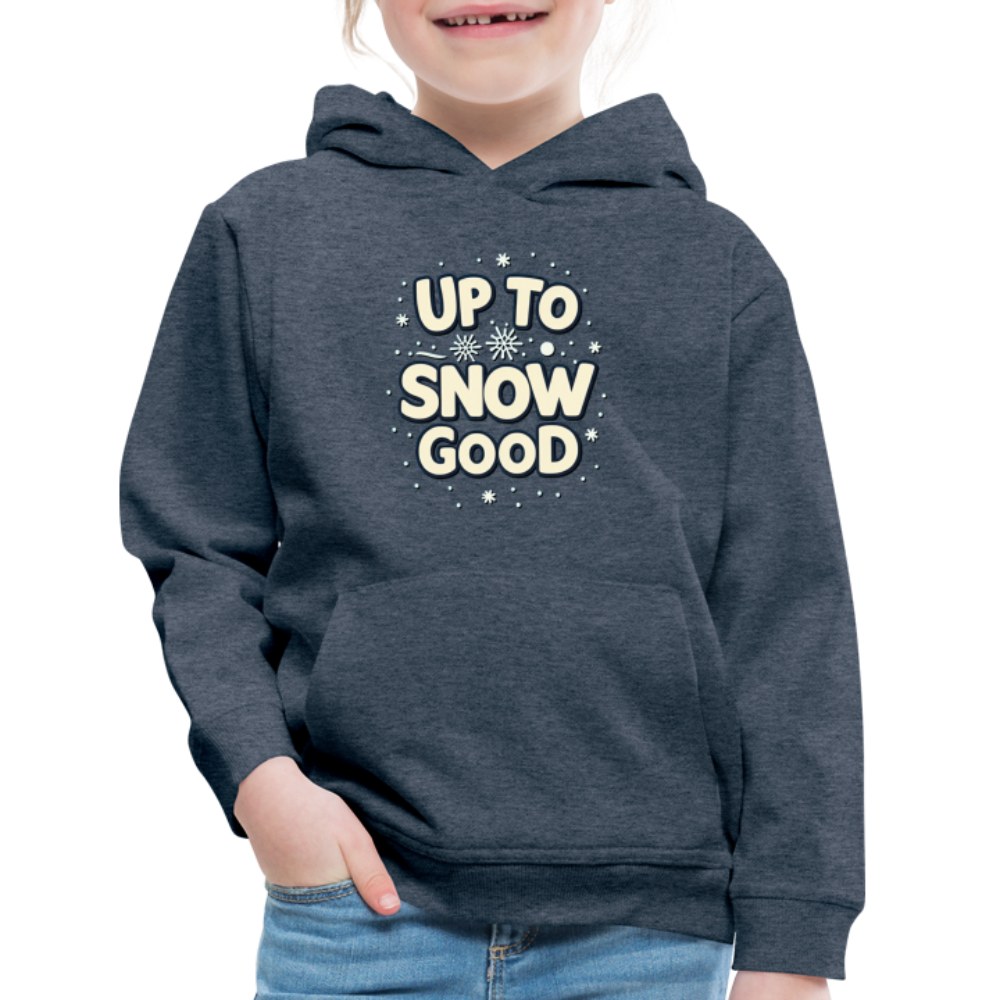 Snow Good Kids‘ Hoodie - heather denim