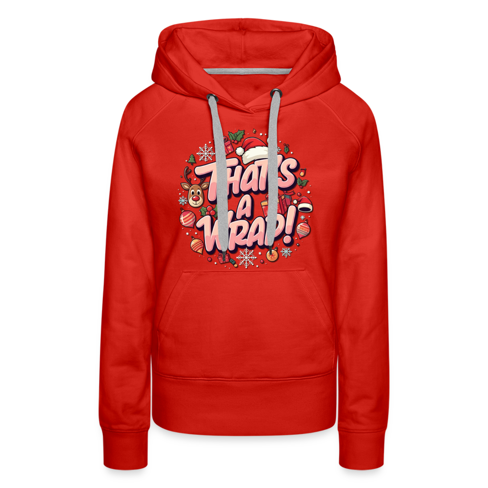 Wrap Women’s Hoodie - red
