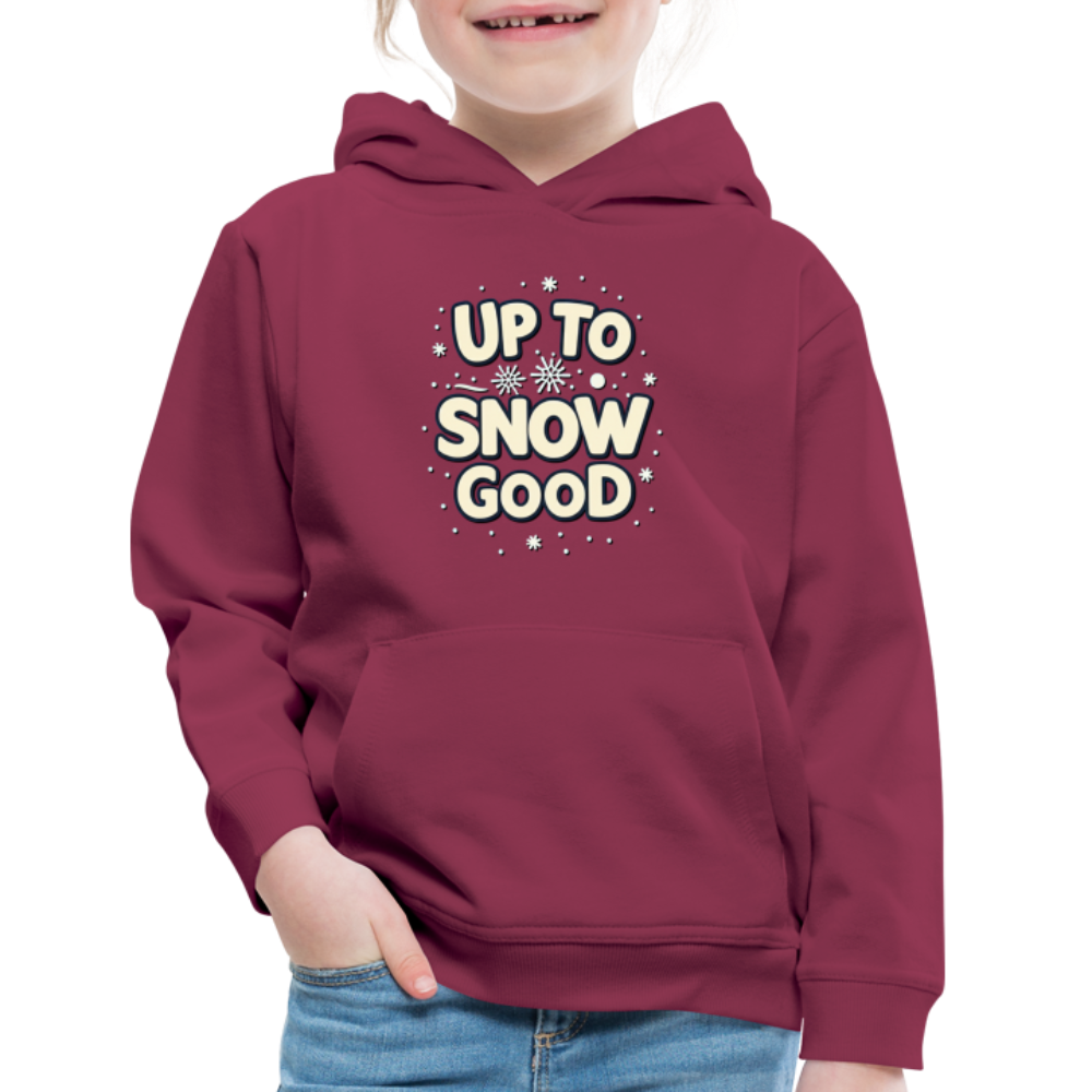 Snow Good Kids‘ Hoodie - burgundy