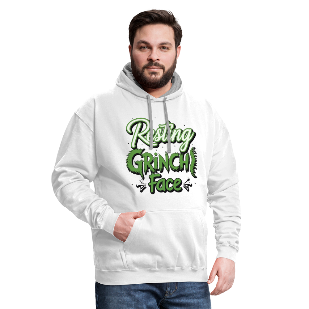 Grinch Hoodie - white/gray