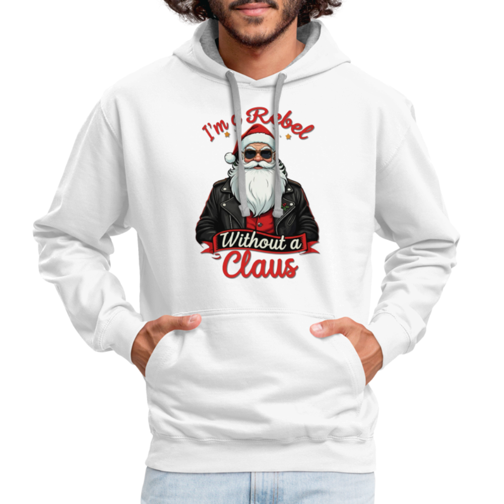Rebel Hoodie - white/gray