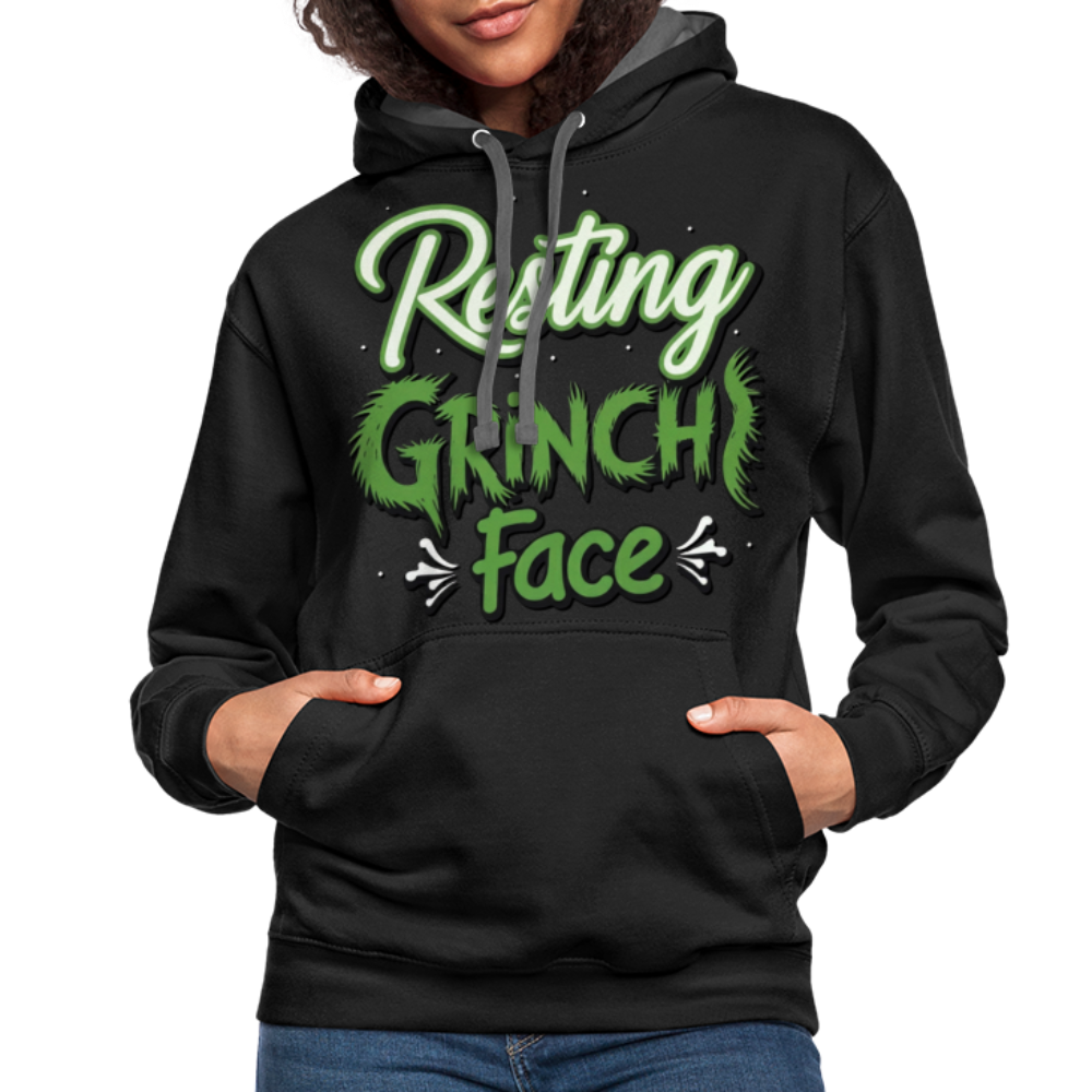Grinch Hoodie - black/asphalt