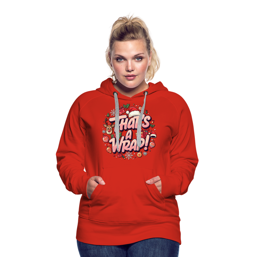 Wrap Women’s Hoodie - red