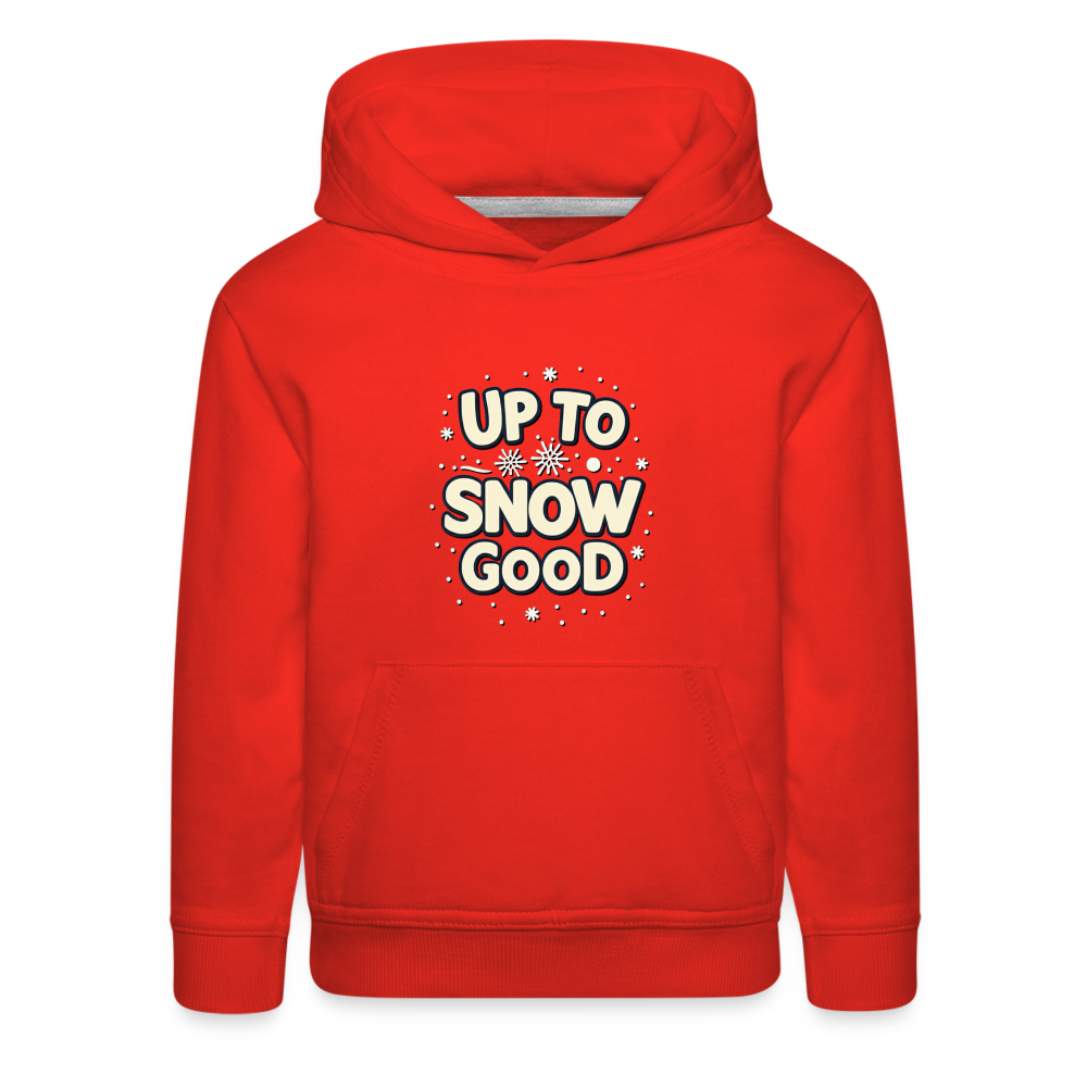 Snow Good Kids‘ Hoodie - red