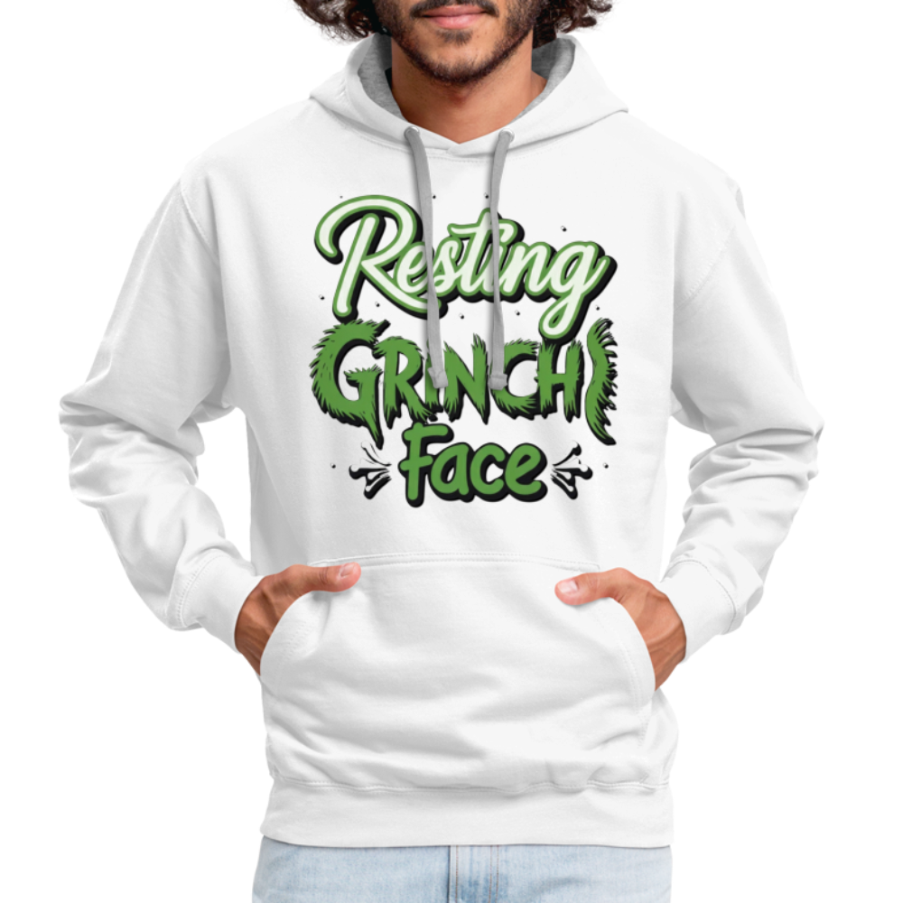 Grinch Hoodie - white/gray