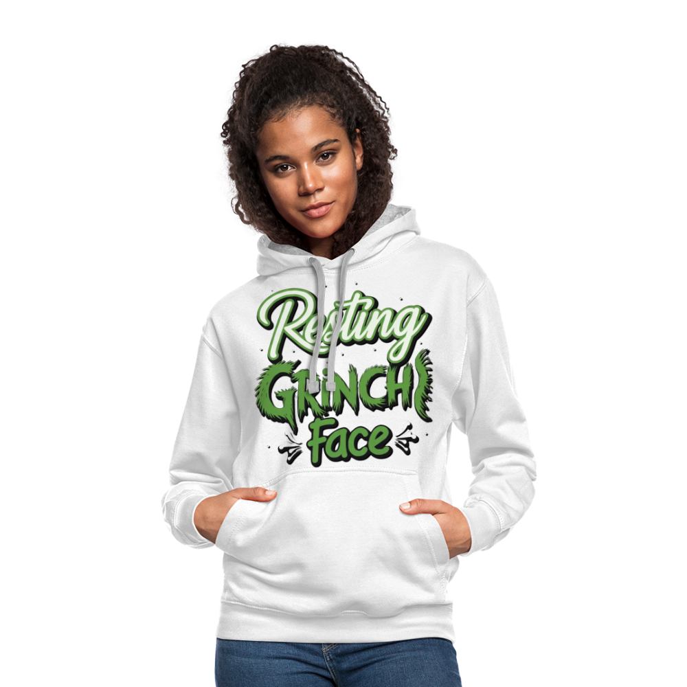 Grinch Hoodie - white/gray