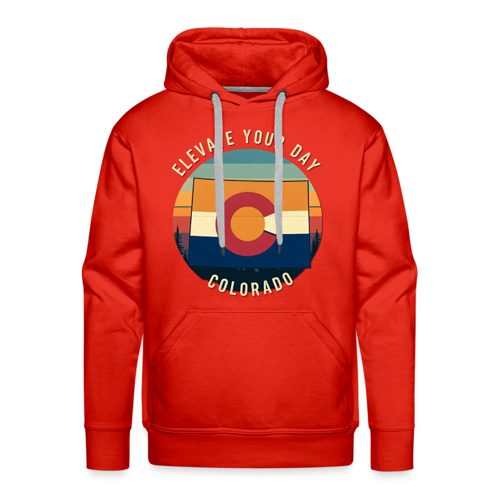 Elevate Your Day Hoodie - red