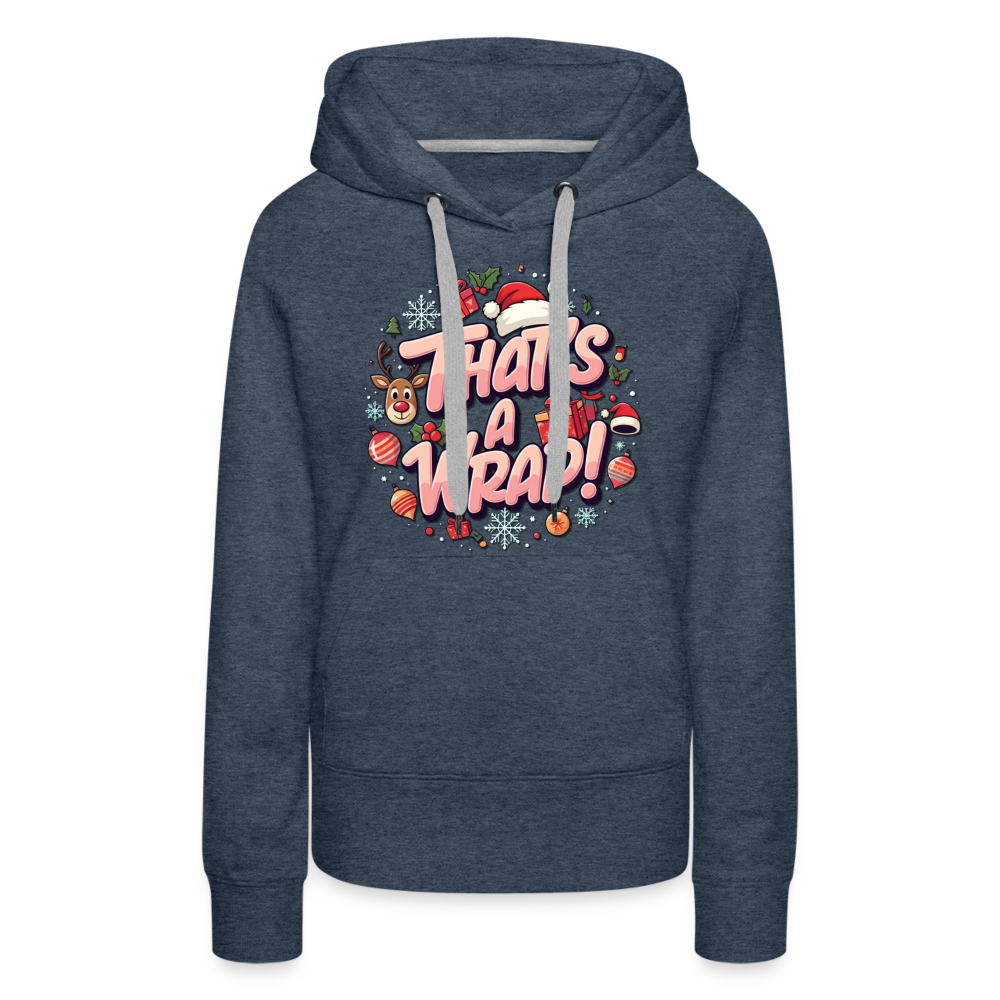 Wrap Women’s Hoodie - heather denim