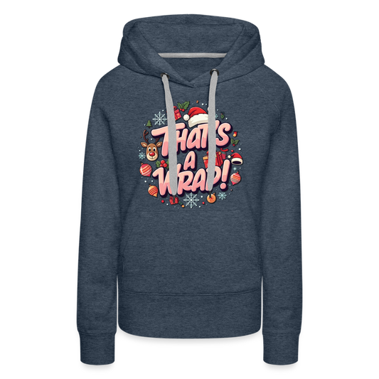 Wrap Women’s Hoodie - heather denim
