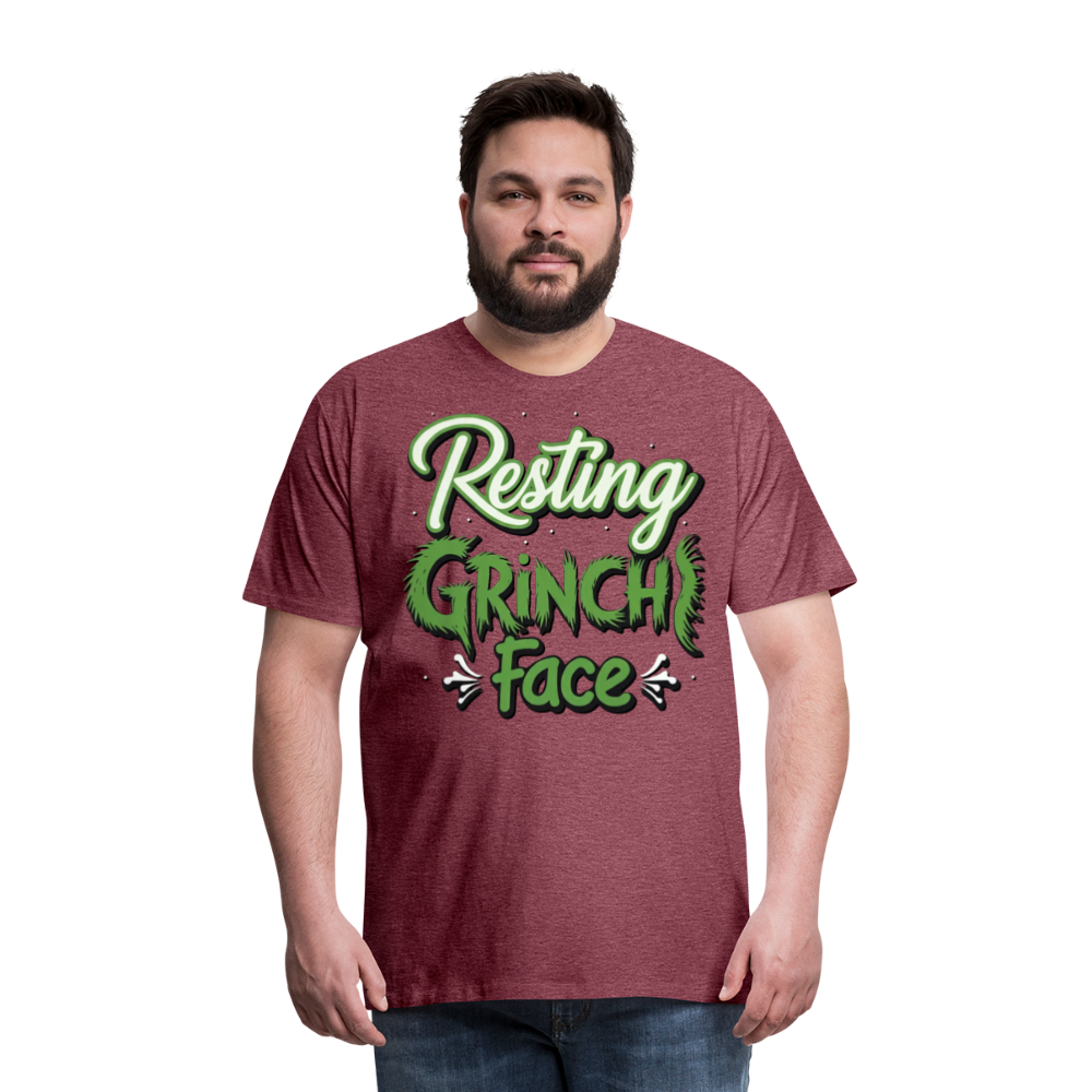 Grinch Men's T-Shirt - heather burgundy