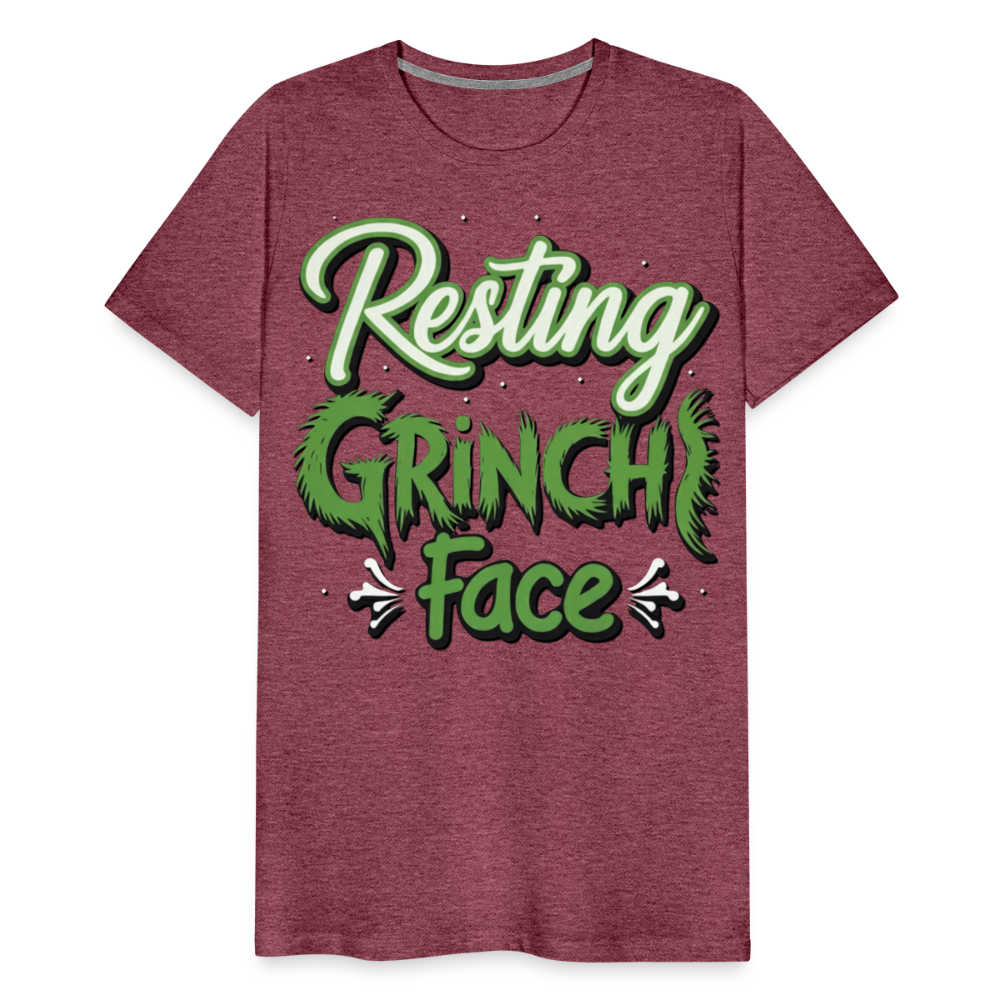 Grinch Men's T-Shirt - heather burgundy