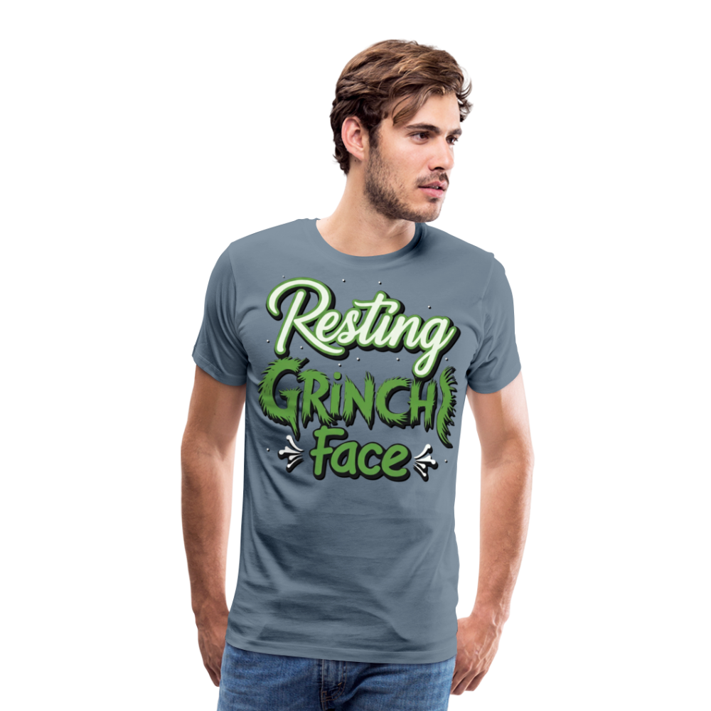 Grinch Men's T-Shirt - steel blue