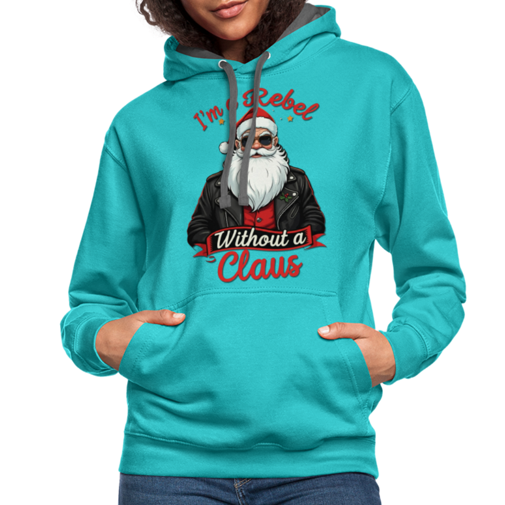 Rebel Hoodie - scuba blue/asphalt