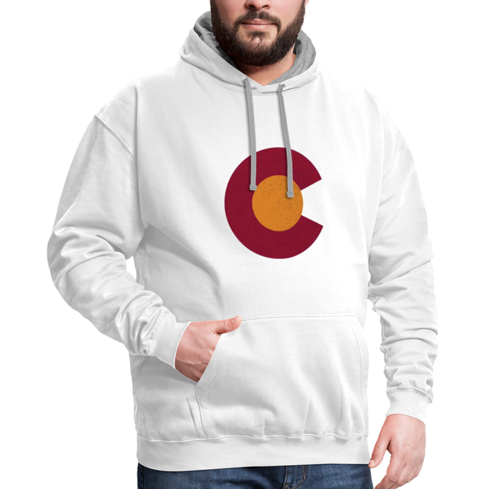 CO Hoodie - white/gray