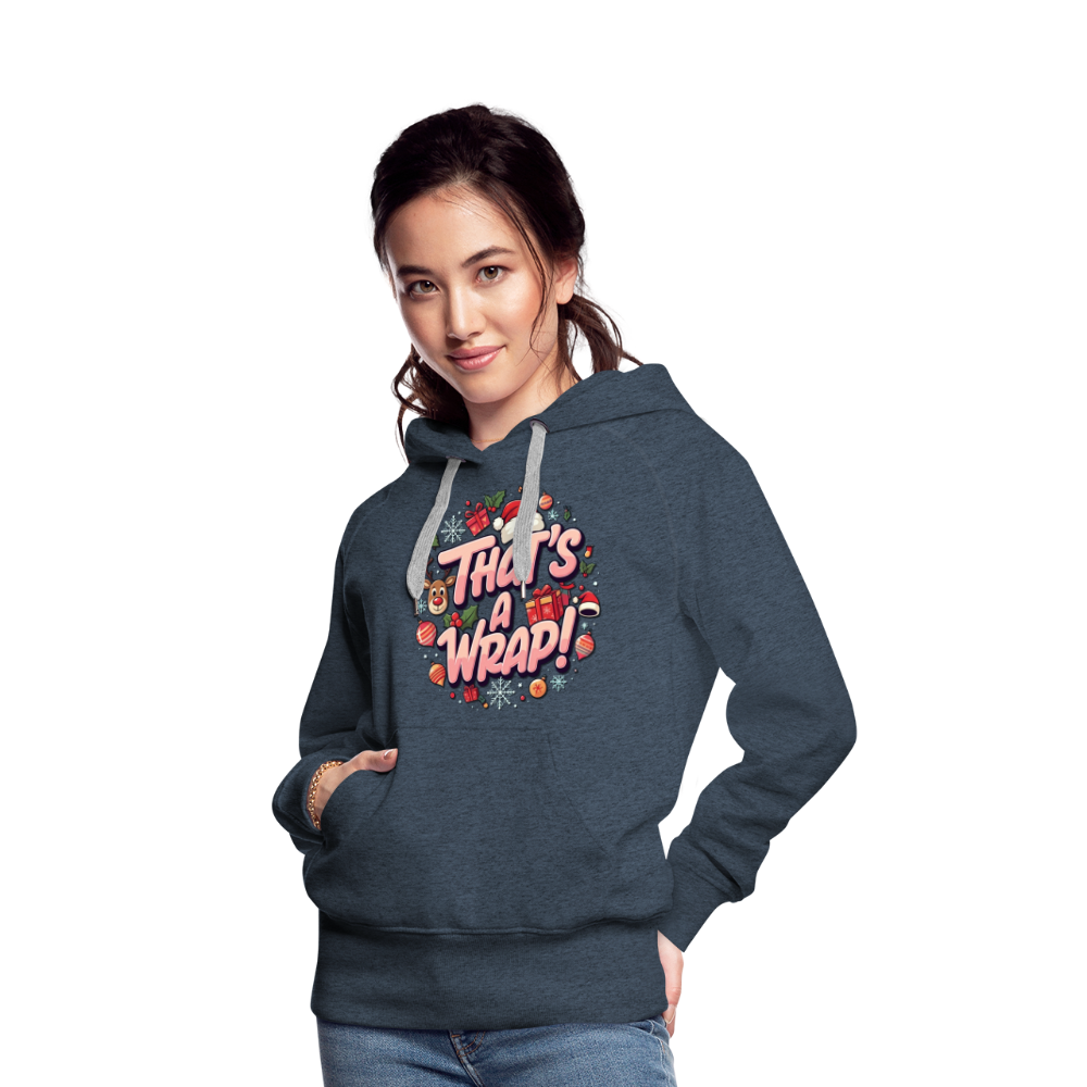 Wrap Women’s Hoodie - heather denim