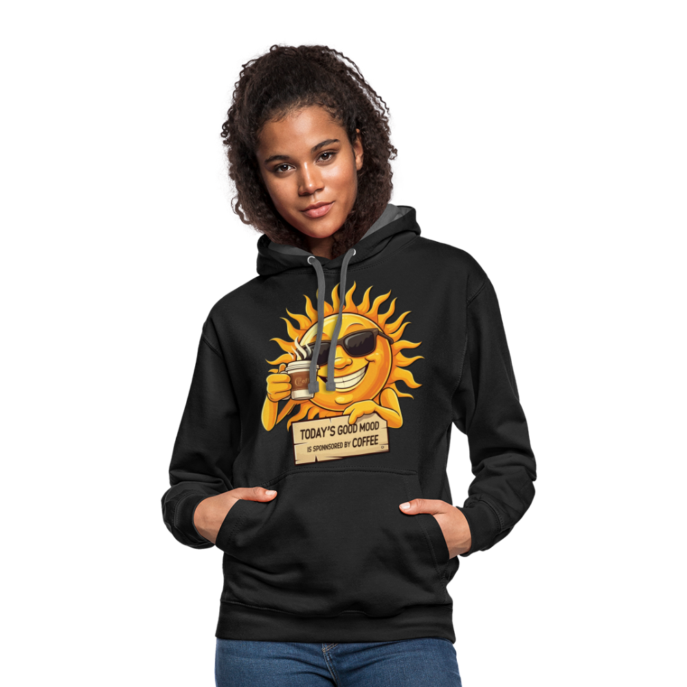 Sponsored by Coffee Hoodie - black/asphalt