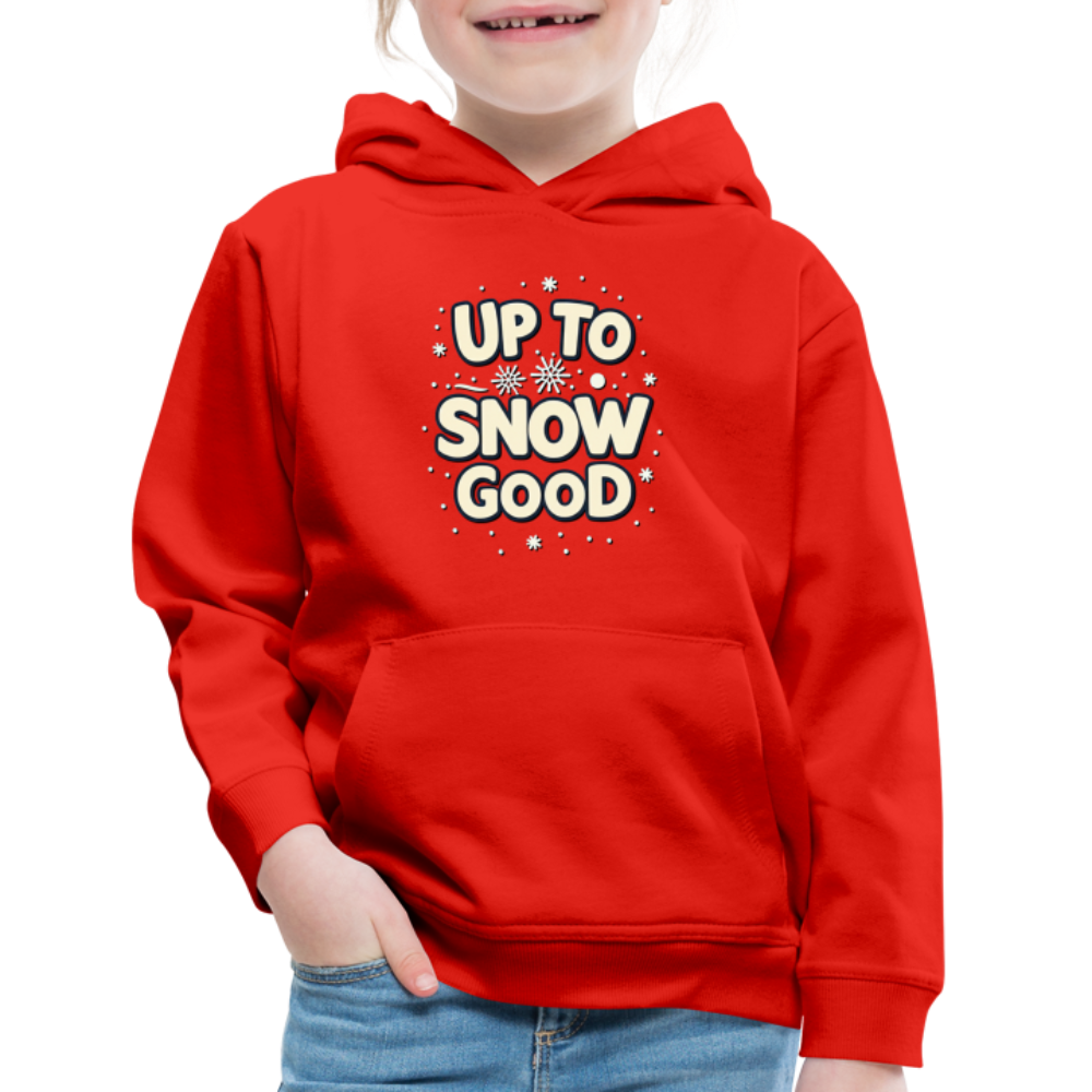 Snow Good Kids‘ Hoodie - red