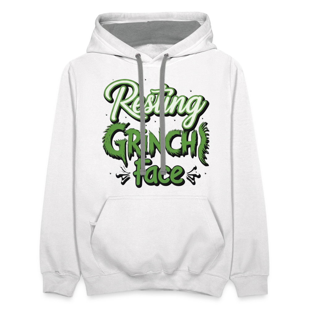 Grinch Hoodie - white/gray