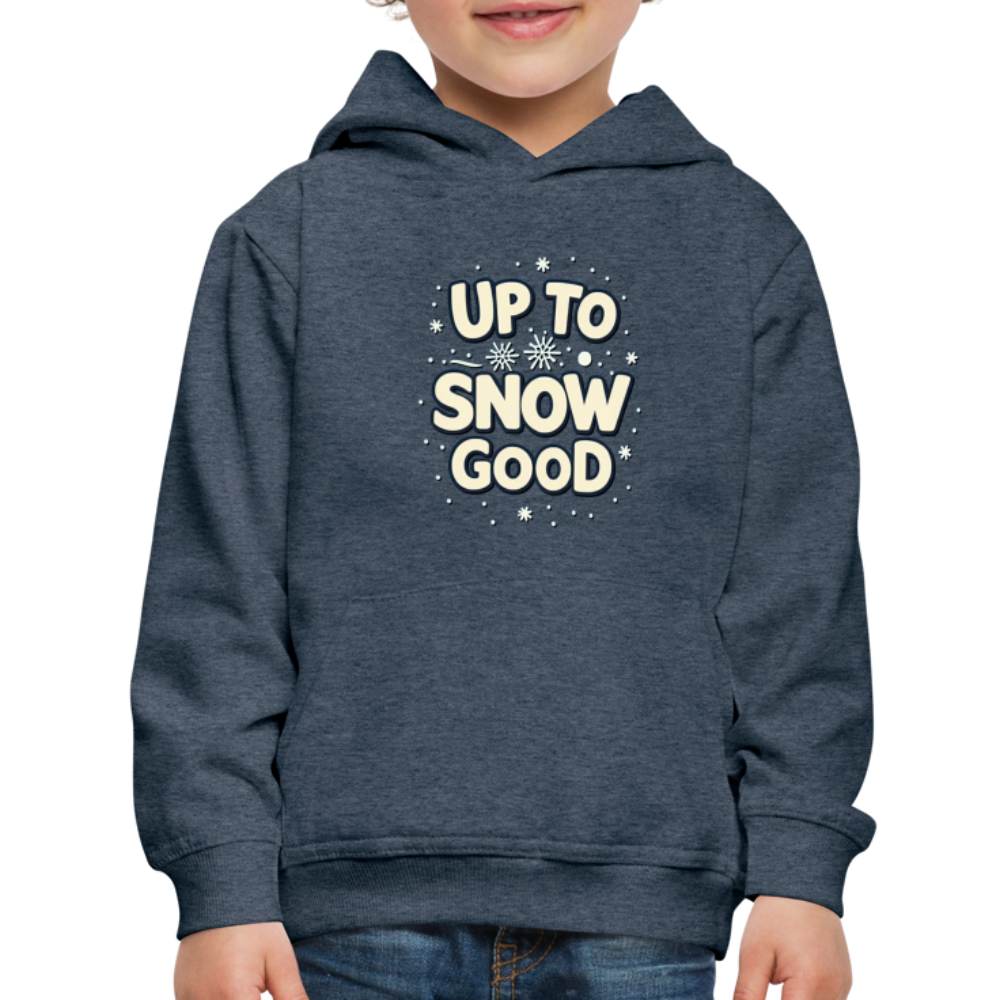 Snow Good Kids‘ Hoodie - heather denim