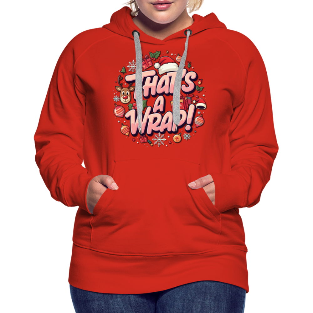Wrap Women’s Hoodie - red