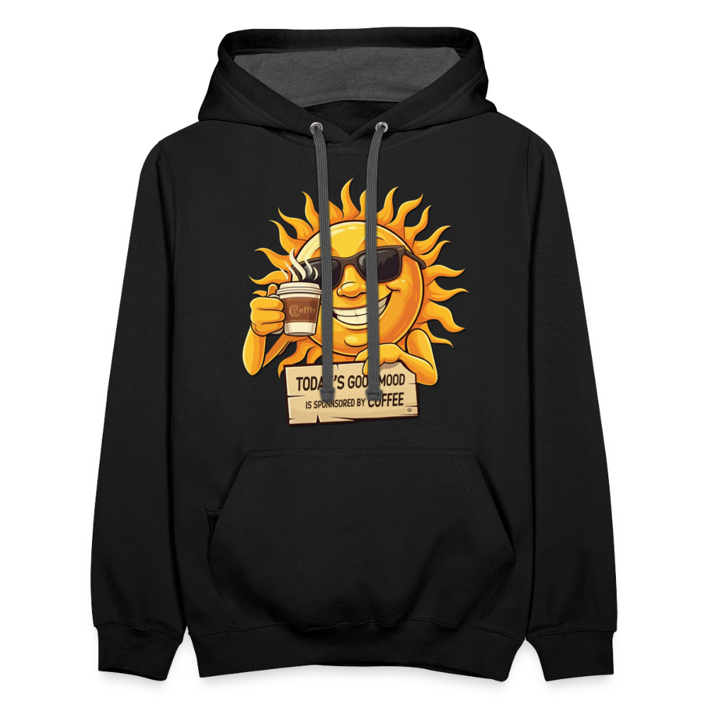 Sponsored by Coffee Hoodie - black/asphalt