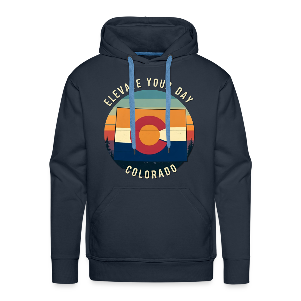 Elevate Your Day Hoodie - navy
