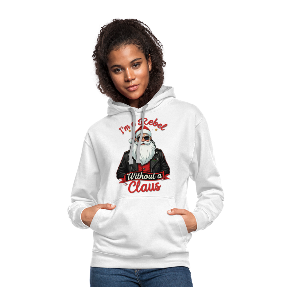 Rebel Hoodie - white/gray