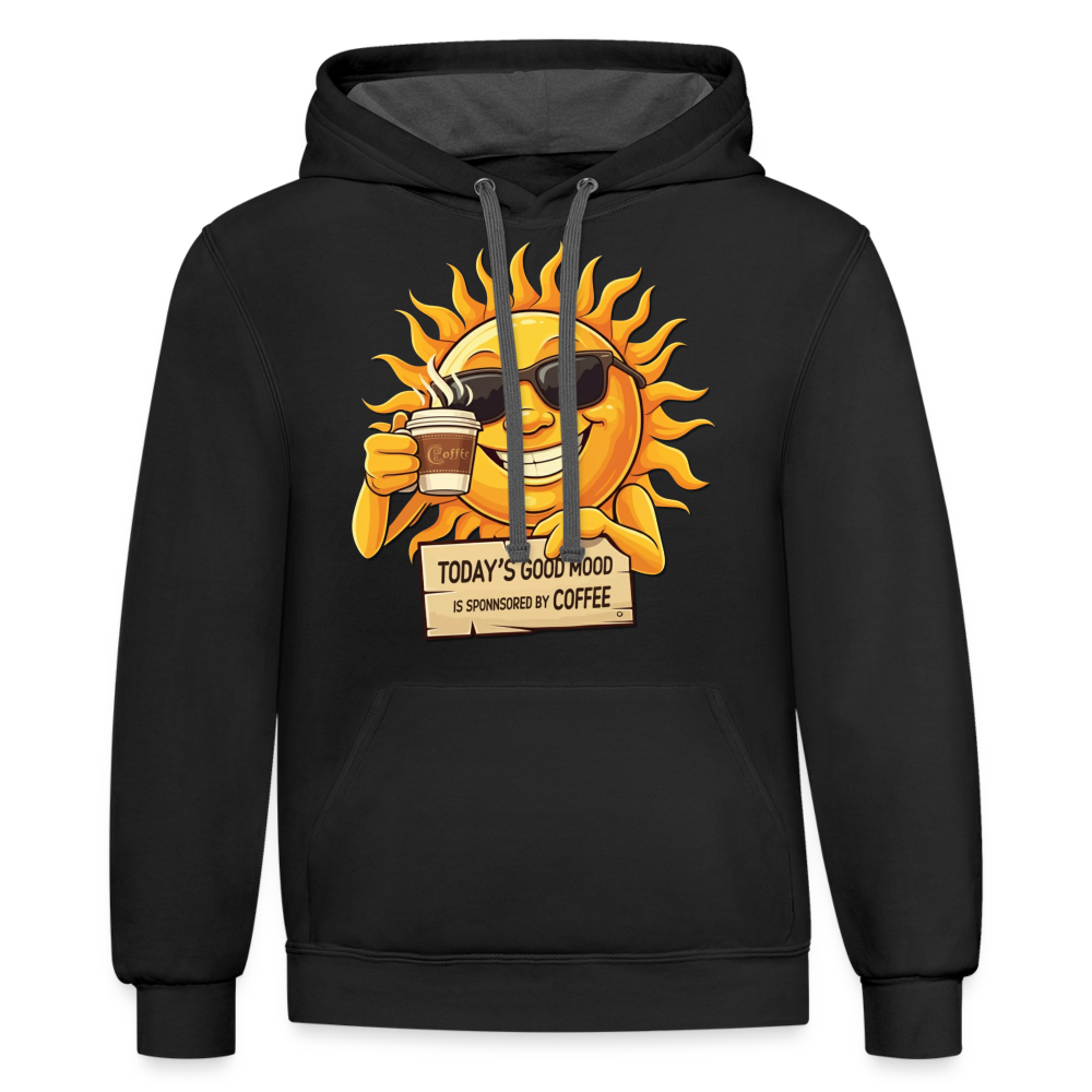 Sponsored by Coffee Hoodie - black/asphalt