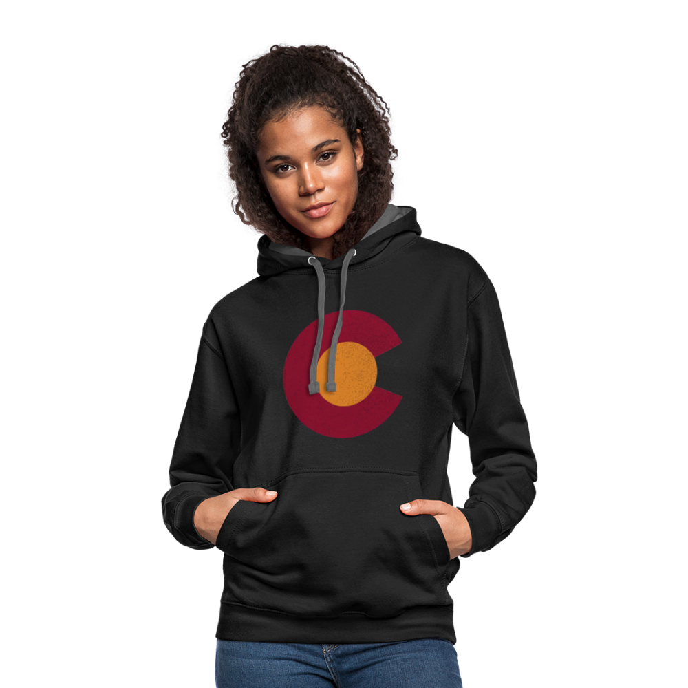 CO Hoodie - black/asphalt