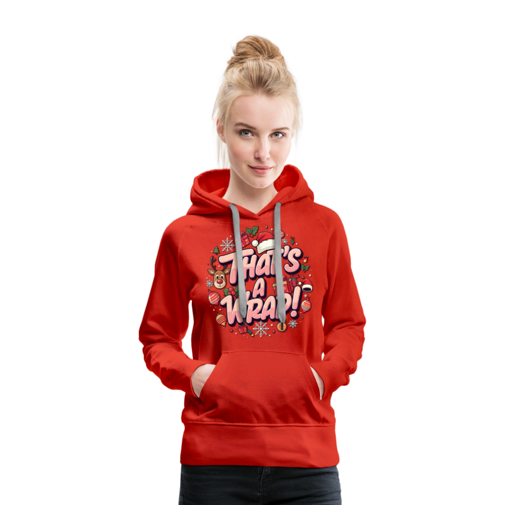 Wrap Women’s Hoodie - red