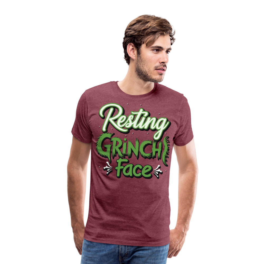 Grinch Men's T-Shirt - heather burgundy