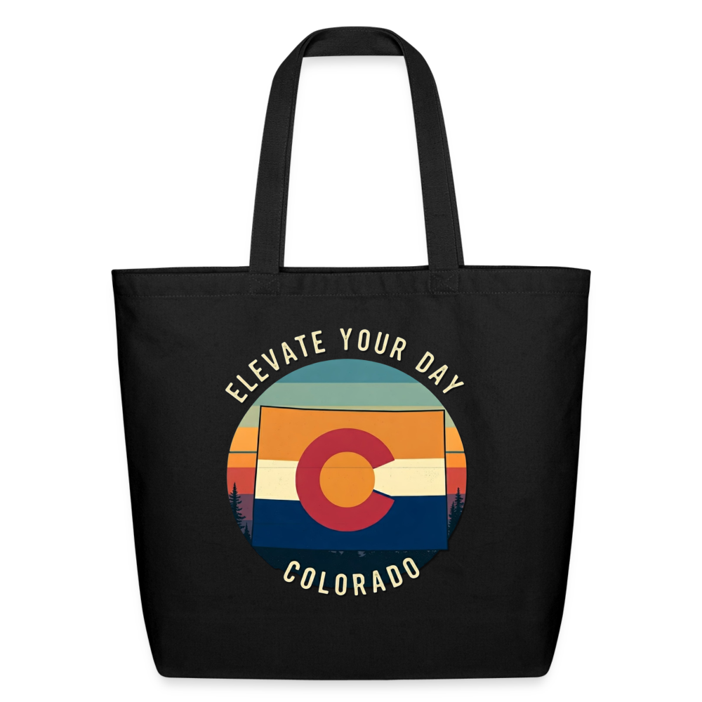 Elevate your Day Colorado Cotton Tote - black