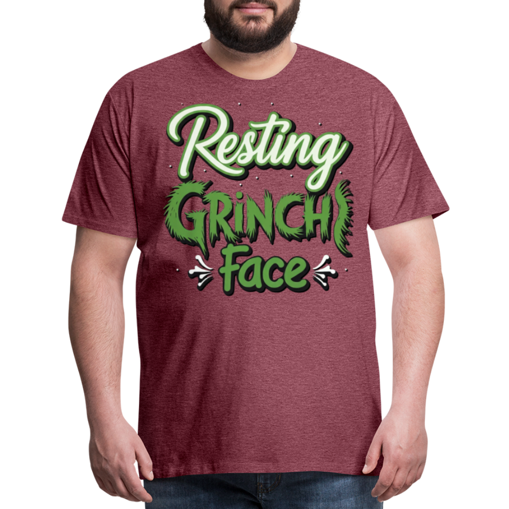 Grinch Men's T-Shirt - heather burgundy