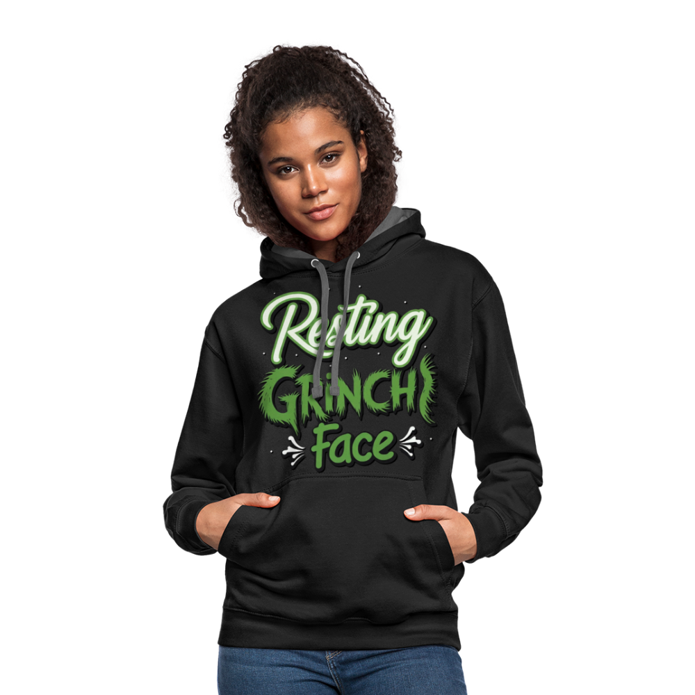 Grinch Hoodie - black/asphalt
