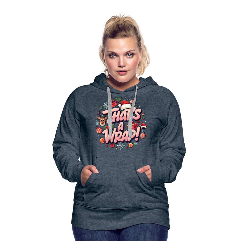 Wrap Women’s Hoodie - heather denim