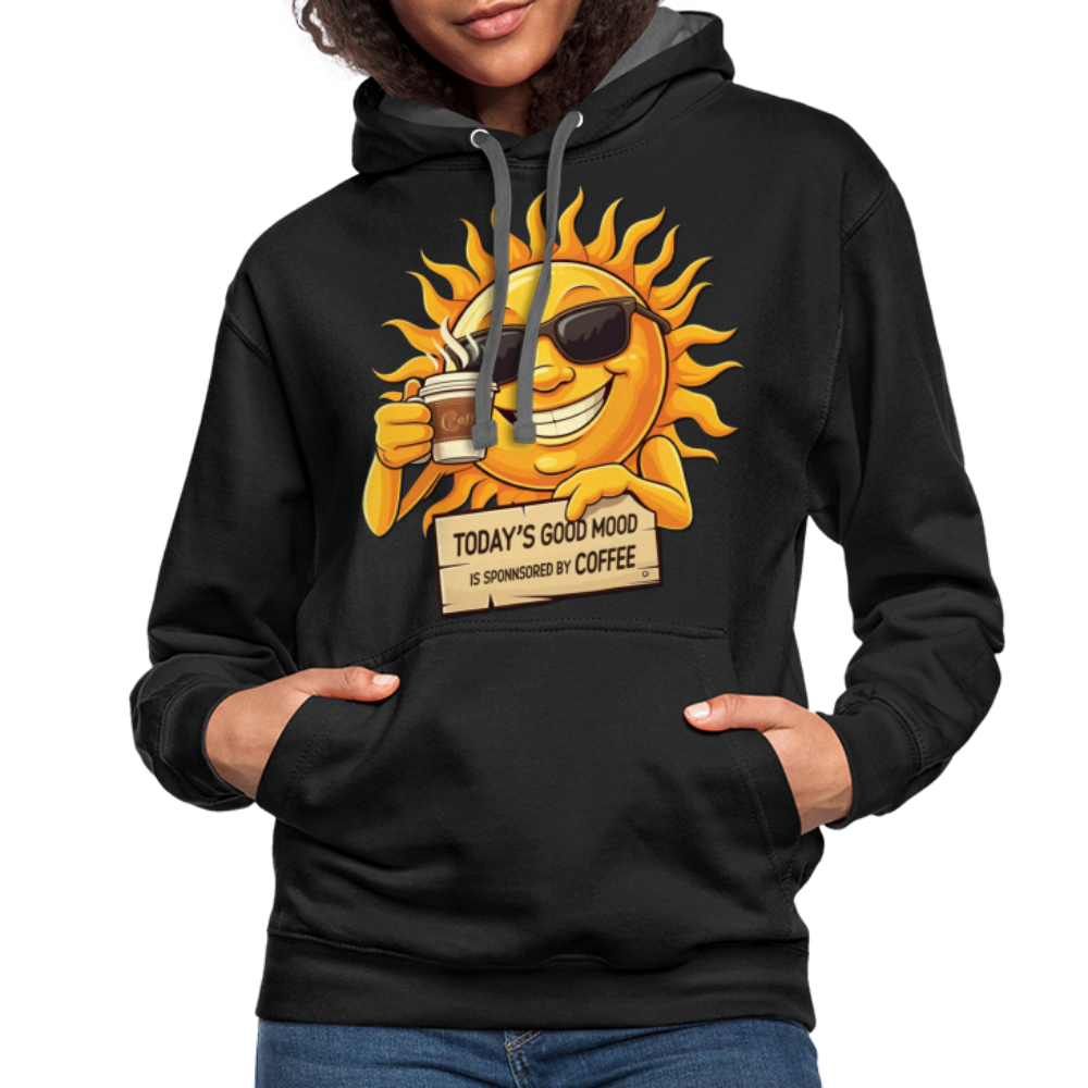 Sponsored by Coffee Hoodie - black/asphalt