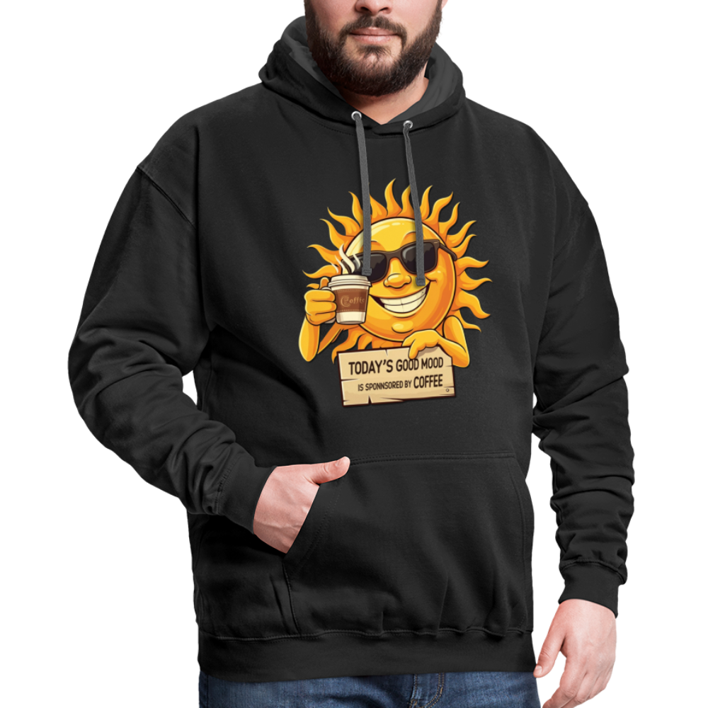 Sponsored by Coffee Hoodie - black/asphalt