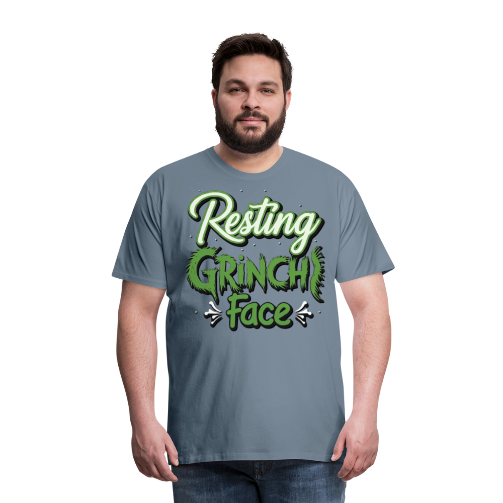 Grinch Men's T-Shirt - steel blue