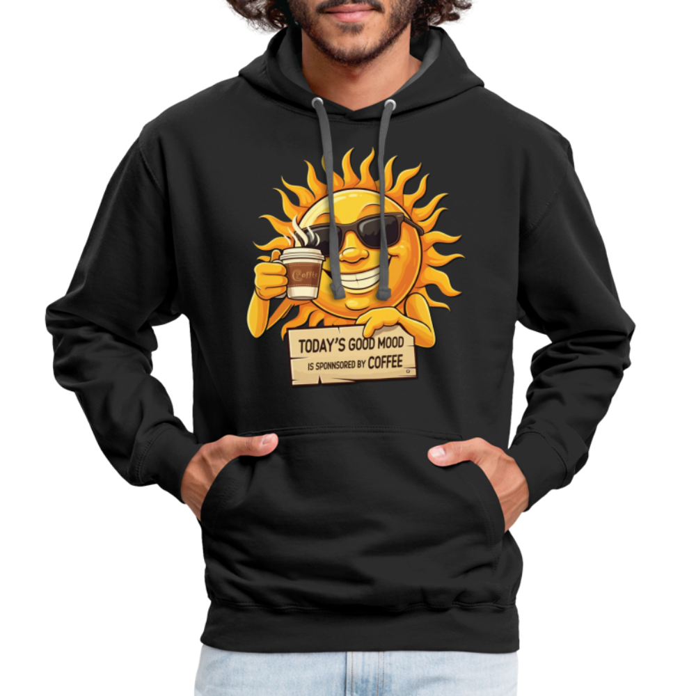 Sponsored by Coffee Hoodie - black/asphalt