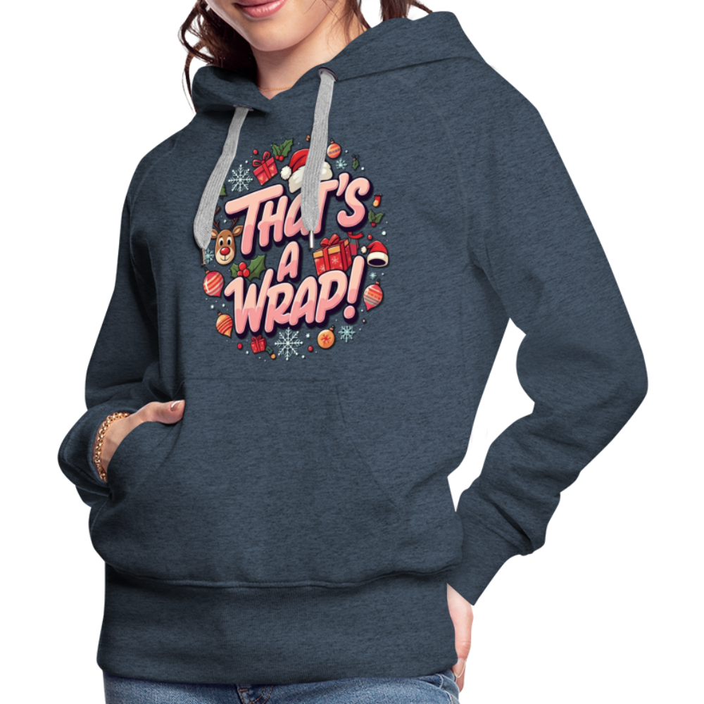 Wrap Women’s Hoodie - heather denim