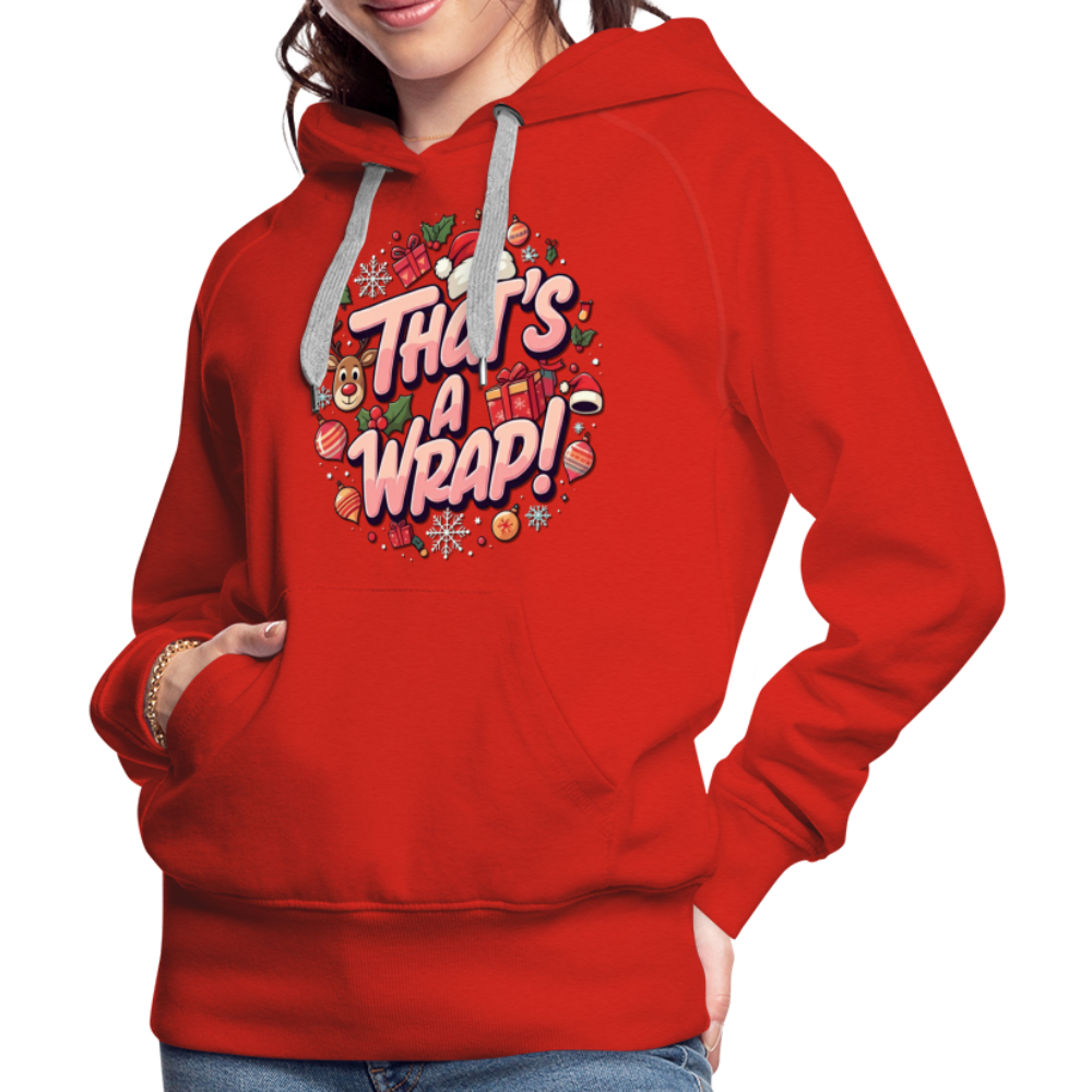 Wrap Women’s Hoodie - red