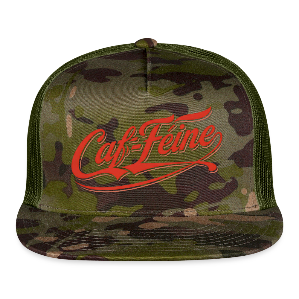 Caf-Feine Trucker Hat - MultiCam\green