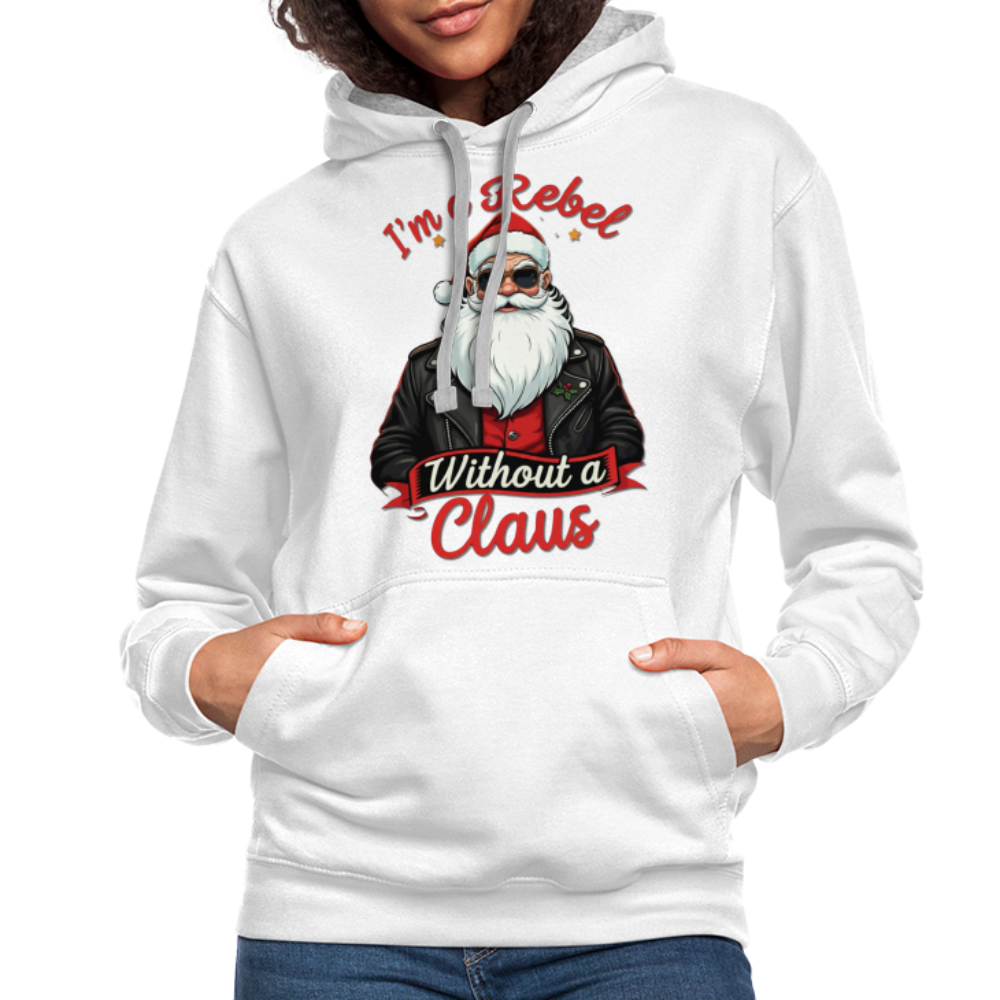 Rebel Hoodie - white/gray