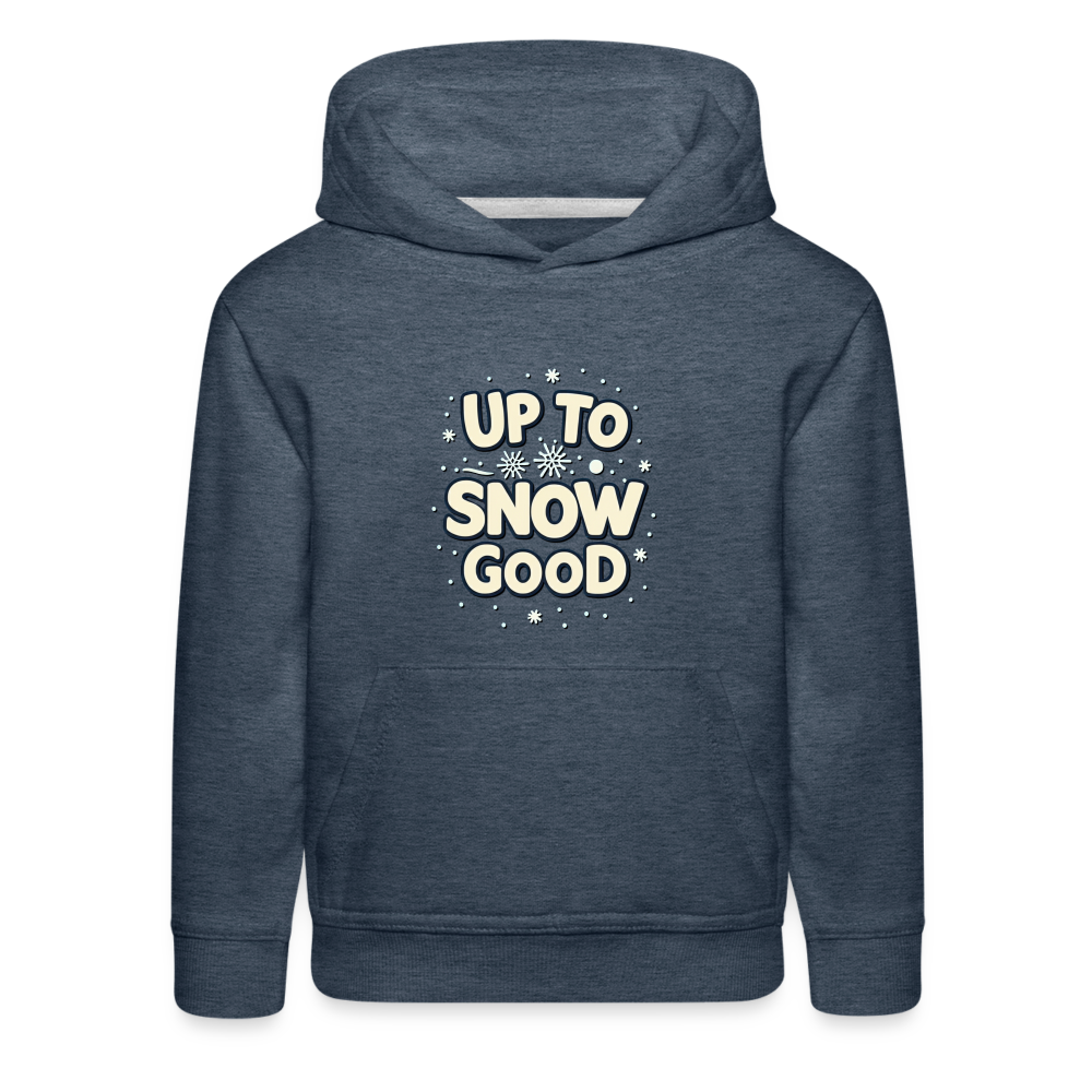 Snow Good Kids‘ Hoodie - heather denim
