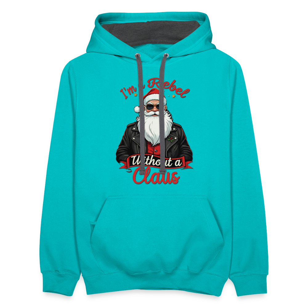 Rebel Hoodie - scuba blue/asphalt