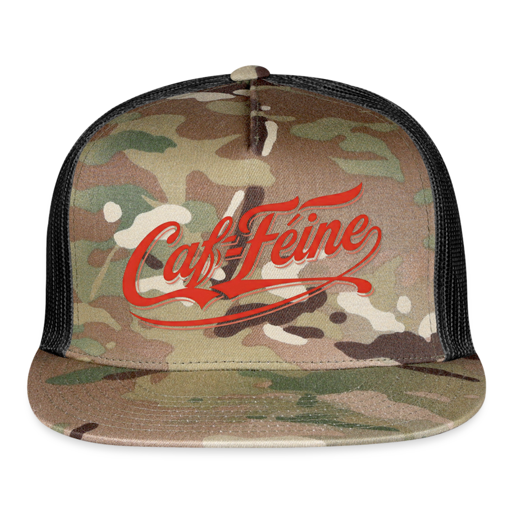 Caf-Feine Trucker Hat - MultiCam\black
