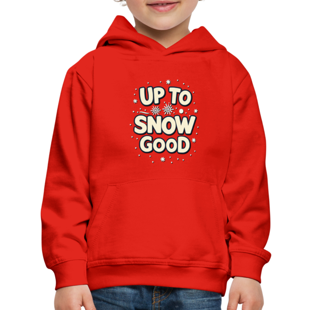 Snow Good Kids‘ Hoodie - red