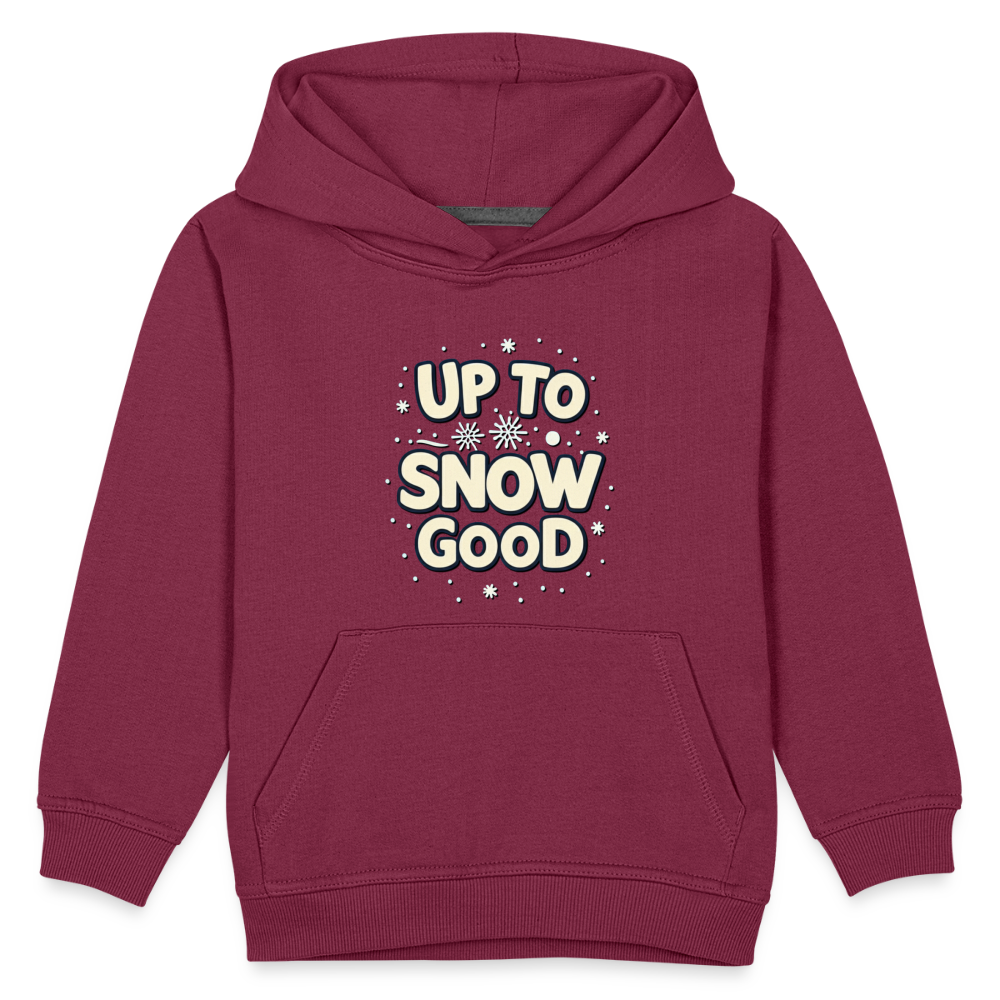 Snow Good Kids‘ Hoodie - burgundy