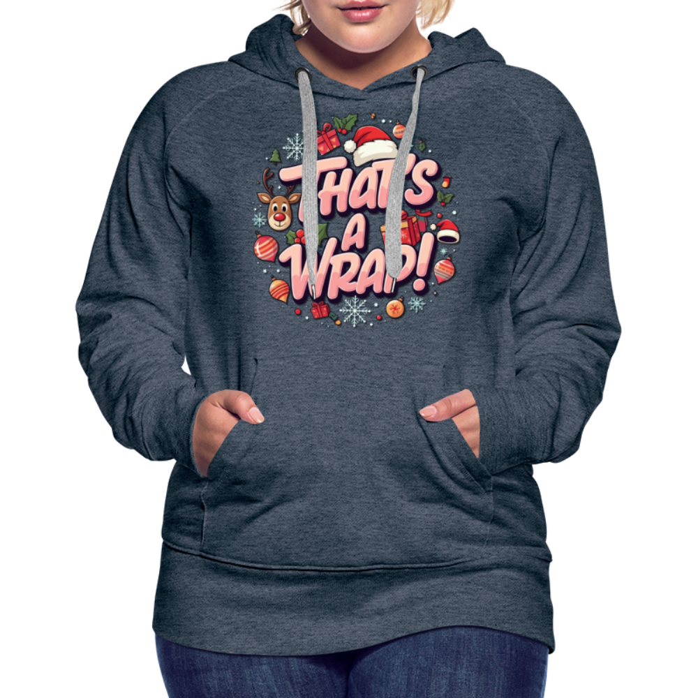 Wrap Women’s Hoodie - heather denim