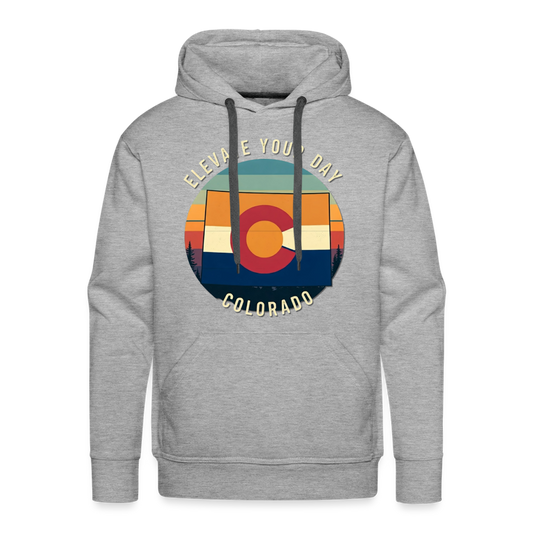 Elevate Your Day Hoodie - heather grey